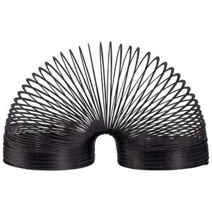lot 39378 image: Collectors Slinky The Original Walking Spring Toy, Black Metal Slinky, Party Favors, Fidget Toys, Kids Toys for Ages 5 Up by Just Play
