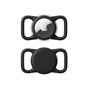 lot 39380 image: Waterproof Airtag Holder for Dog Collar, Soft Full-Body Protective Airtag Holder for Dog & Cat Collars, Ultra-Durable, Easy Installation, Lightweight Clear Airtag Case (Black, Regular)