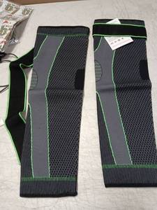 lot 39384 image: Full Leg Sleeves Long Compression Leg Sleeve Knee Sleeves Protect Leg, for Man Women Basketball, Arthritis Cycling Sport Football, Reduce Varicose Veins and Swelling of Legs
