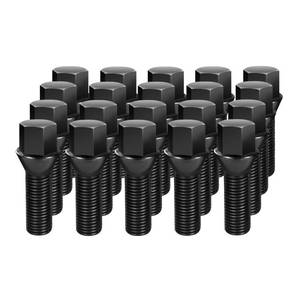 lot 48026 image: Dynofit m14x1.25 Extended Lug Bolts for F12 F13 F20 F80 F10 F82 F22 F23 F45 F46 F30 F32 F01 F25 F26, 40mm Long Wheel Bolt fit M2 M3 M4 M6, 20pcs Aftermarket ET Lugbolt Set fit Mini R60 R61