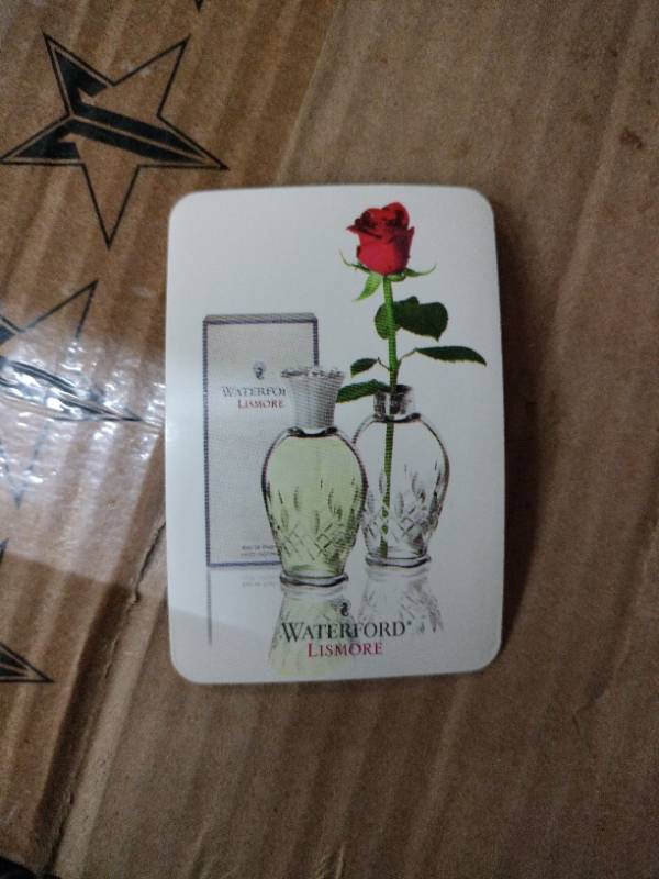 lot 35801 image: Waterford Lismore Perfume Sample Card - 10 Pack