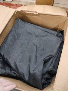 lot 8978 image: Set of 12 Black Table Covers
