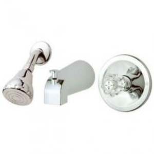 lot 8982 image: Homewerks Worldwide 210519 1 Hand Bay Pointe Shower Faucet  Basic Chrome