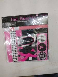 lot 8990 image: Paris Theme Card Making Kit