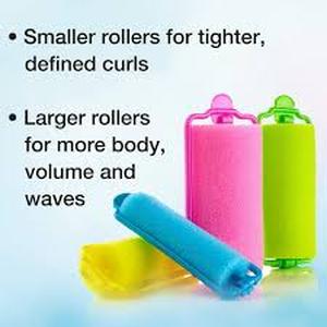 lot 8939 image: Conair foam hair rollers