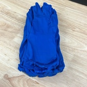 lot 4405 image: 12 Pack Blue Unlined Latex Gloves. Small - Retail $0