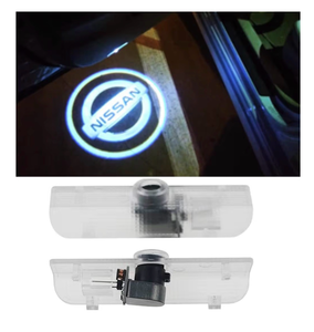 lot 4420 image: 4-PCS Logo Projector Car Door LED Lighting Entry Projector for Nissan - Retail $19