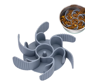 lot 4465 image: Slow Feeder Dog Bowls Insert Octopus Suction Cups Super Firm Slow Eating Dog Bowl Cuttable for Large Breed and Medium Size Dog Compatible with Regular and Elevated Dog Bowls - Retail $0