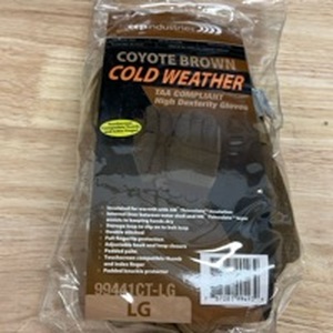 lot 4482 image: Cold Weather Gloves with Thinsulate XLarge  - Retail $18