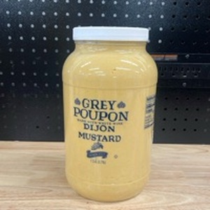 lot 4487 image: Grey Poupon Dijon Mustard 1 Gallon Best By September 2025. Tested and Still Good - Retail $75