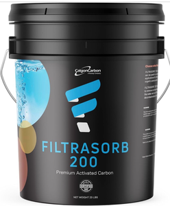 lot 4518 image: FILTRASORB 200 Certified Granulated High Performance Activated Carbon for WaterAir Filter Refill, 23 lb Approx. - Made in The USA �� Certified Calgon Carbon Product - Retail $127