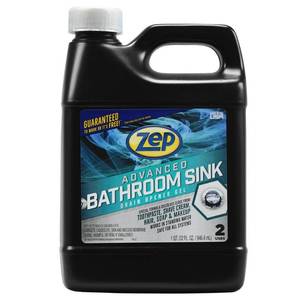 lot 4593 image: Zep Advanced Bathroom Sink Drain Opener Gel 32 Ounce (2)  - Retail $25