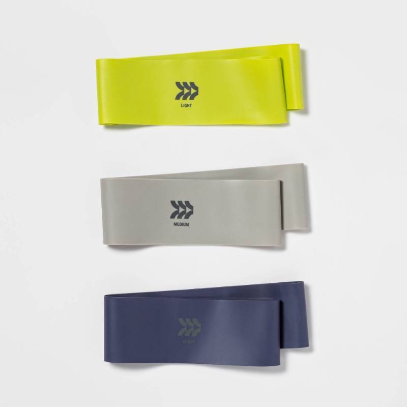 lot 23181 image: Loop Band Kit Blue - All In Motion Latex Resistance Bands for Legs & Arms, 2 Boxes