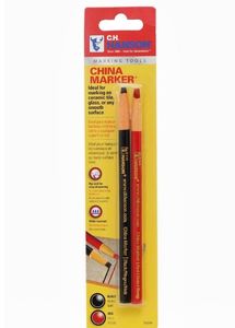 lot 16391 image: C.H. Hanson 6-34 in. L China Marker Set BlackRed 2 Pc