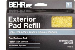 lot 16406 image: 7 in. Exterior Stain Pad Applicator Refill