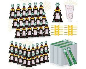 lot 23905 image: 36 Christmas Hand Cream with Nail File Gifts Set Snowflake Hand Cream & Nail File Christmas Party Favors