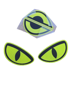 lot 23935 image: Thcbme 2 Pack Yellow Eye Decals, 4 x 2