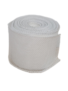 lot 23965 image: Burlap Ribbon 2-12 Inch Burlap Wired Ribbon 10 Yards