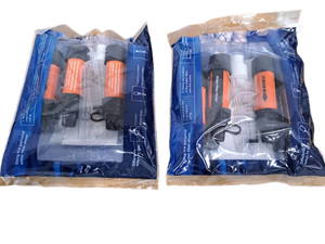 lot 31344 image: 8 Pack Water Filter Straw - Portable, Compact, Multipurpose Water Purification Device for Emergency Kits, Outdoor Activities, Camping, Travel - Retail $50