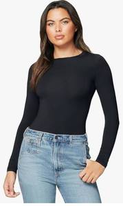 lot 31365 image: Womens Black Fitted T-Shirt Double Lined Slim Fit Tee