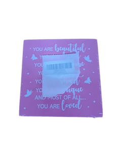 lot 31375 image: Girls Room Decor Butterfly Wooden Box Sign