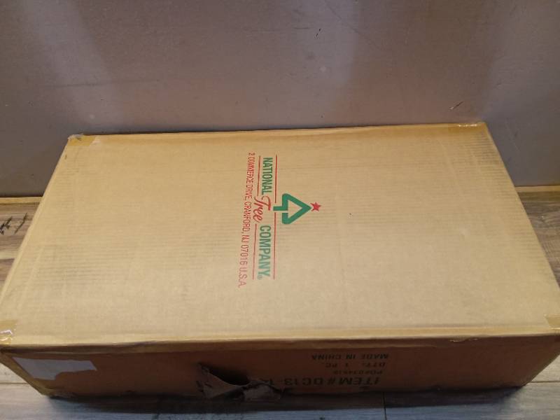 lot 21283 image: National Tree Company Pre-Lit Artificial Christmas Garland  Green  Evergreen  White Lights  Decorated With Plaid Bows  Berry Clusters  Pine Cones  Plug In  Christmas Collection  9 Feet&nbsp