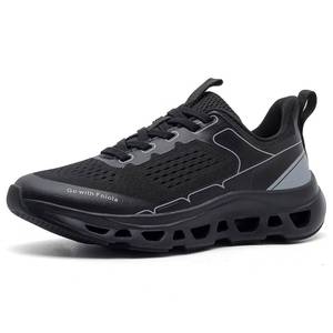 lot 459 image: Womens Walking Shoes Running Tennis Comfortable Non-Slip Workout Gym Sports Fashion Sneakers Black SIZE 8 -&nbsp