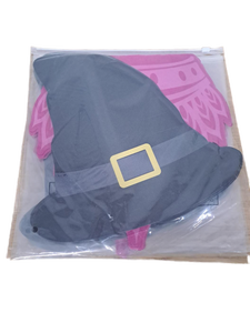 lot 7049 image: Gandeer 100 Pcs Disposable Paper Placemats Witch Party Supplies Pink Crown Paper Placemats Summer Halloween Witch Hat Shaped mats for Wedding Dinner Table Princess Theme Birthday Decorations 3 Pack&nbsp