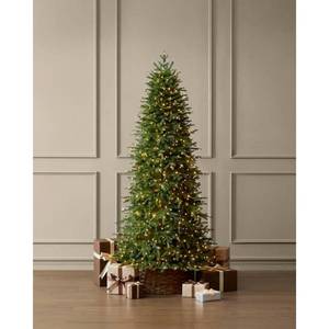 lot 30755 image: 7.5 ft. Grand Duchess Twinkling Balsam Fir Slim LED Pre-Lit Artificial Christmas Tree T25 - Retail $420