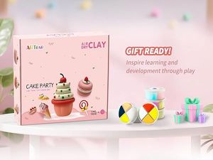 lot 31731 image: ARTPAR Cake Party Air Dry Clay Kit Cake Theme X 12&nbsp
