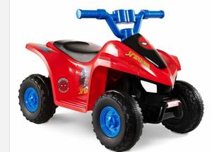lot 16563 image: 6V Spiderman ATV  Battery Powered Ride on  by Hyper Toy Com