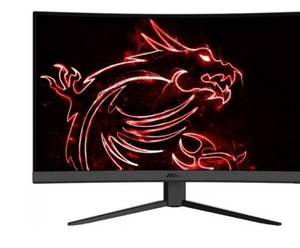 MSI 31.5\" Curved FHD (1920x1080) HDMI DP 165Hz 1ms FreeSync LCD Gaming Monitor - Optix G32C4 - Retail: $165