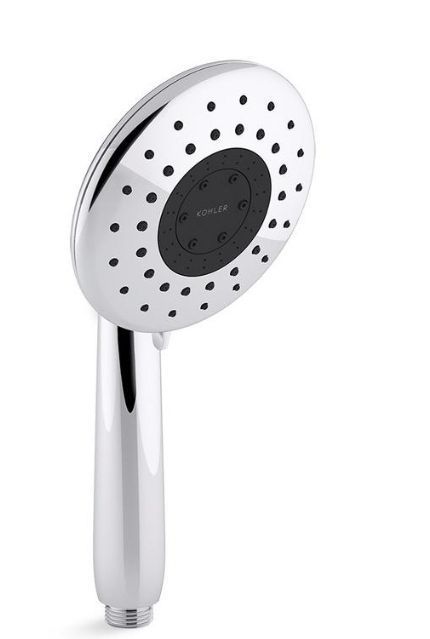 lot 16299 image: KOHLER Daisyfield 6-Spray Wall Mount Handheld Shower Head 1.8 GPM in Polished Chrome