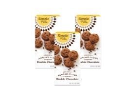 lot 30297 image: Simple Mills Almond Flour Double Chocolate Chip Cookies, Gluten Free and Delicious Crunchy Cookies, Organic Coconut Oil, Good for Snacks, Made with Wh&nbsp