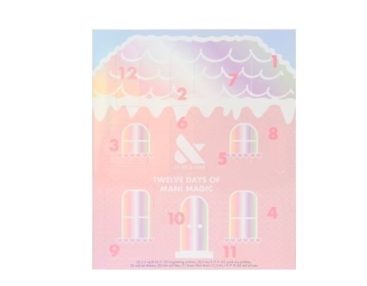lot 30344 image: Olive & June 12 Days of Mani Magic Calendar Manicure Set Ages 12
