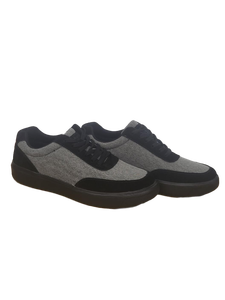lot 516 image: OrthoComfoot Mens Orthopedic Fashion Sneakers for Plantar Fasciitis Comfortable Orthotic Walking Shoes with Arch Support, Casual Orthotic Flat Feet Shoes for Ankle and Foot Pain Relief SIZE 45 (Size 11)