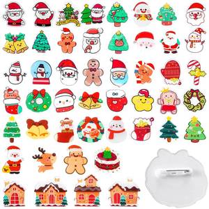 lot 528 image: 60Pcs Christmas Pins Cute Gifts Bulk Christmas 2025 Advent Calendar