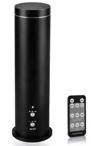 lot 546 image: Waterless Essential Oil Diffuser for Large Room, 1000 Sq Ft Coverage with Bluetooth App & Remote Control, Cold Air Aromatherapy Machine  Black WORKS - Retail $100