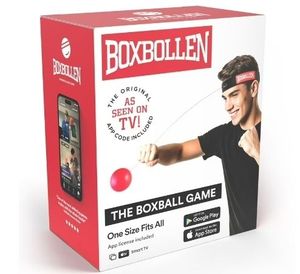 lot 2071 image: Boxbollen Original with App, Used by Celebrities - MMA Gear Boxing Ball - Reflex Ball with Adjustable Strap - Interactive Boxball App Integration