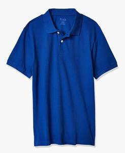 lot 9042 image: The Childrens Place Boys Uniform Performance Polo Size 12-18 MM