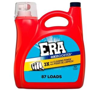 lot 16576 image: PACK OF 3-Era Oxibooster Liquid Laundry Detergent  87 Loads  154 Fl Oz