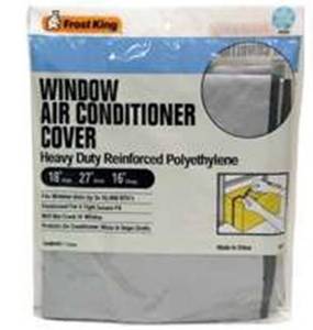 lot 16594 image: Frost King� AC2H Window Air Conditioner Cover  18 X 27 X 16in  Fits up to 10 000 BTU