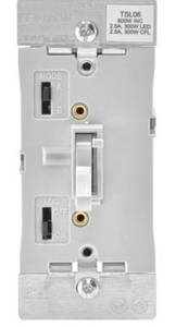 lot 16601 image: TGGL UNIV SLDE DIMMER WH (Pack of 1) -