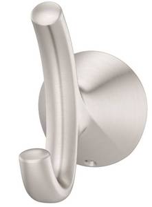 lot 16611 image: Willa J-Hook RobeTowel Hook in Spot Defense Brushed Nickel