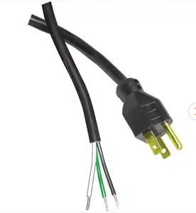 lot 16624 image: 8 ft. 163 Medium Duty Tool Replacement Cord, Black