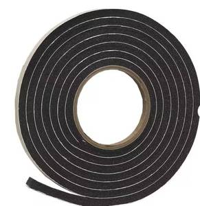 lot 16625 image: 38 in. x 516 in. x 10 ft. Black Rubber Foam Weatherseal Tape