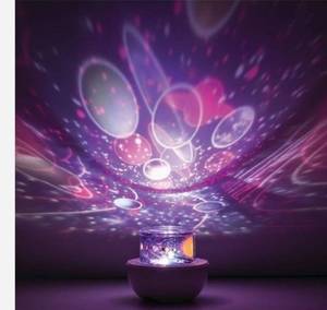 lot 16634 image: Multi-Color USB Powered Rotating Integrated LED Projector with Replaceable Slides