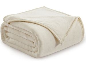 lot 31752 image: TEKAMON Fleece Bed Blankets Throw Size Plush Fuzzy Soft Lightweight Breathable Reversible Blanket Microfiber, 50x61, Grey