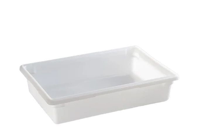 lot 21417 image: Food Storage Box 16 X 22 X 5 White - (No lid) - Retail $60