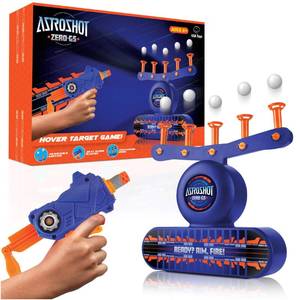 lot 593 image: USA Toyz AstroShot Zero GS Shooting Games for Kids - Nerf Compatible Floating Ball Targets for Shooting with Foam Blaster Toy Gun, 10 Floating Ball, 10 Foam Darts, and 5 Flip Targets
